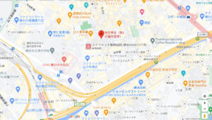 悟空茶荘への地図